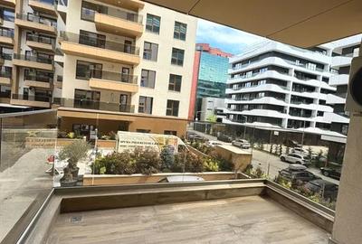 Apartament cu 2 camere semidecomandat, mobilat în Pipera