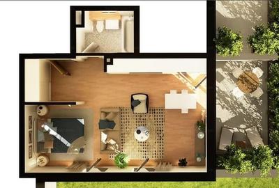 Vanzare apartament o camera cu nisa de dormit zona Intre Lacuri Marasti, Cluj-Na - 3