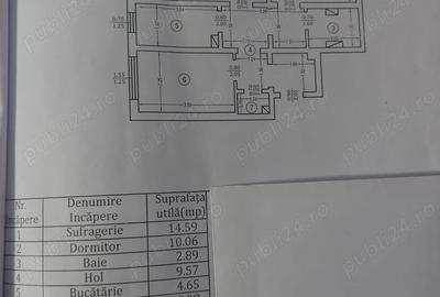 Vand apartament cu 3 camere - 2
