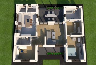 Casa 130 mp plus teren 4174mp in Slatioarele, zona cu padure la doar 15 km de Pitesti - 4