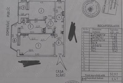 Apartament cu 2 camere decomandat în Central - 1