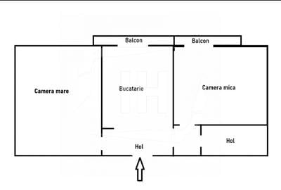Apartament cu 2 camere decomandat, mobilat în Mărăști
