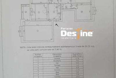 Apartament 4 camere decomandat 80mp 2 bai + balcon de renovat parter Rond Vechi - 17