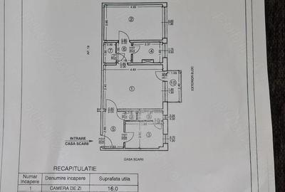 Apartament cu 2 camere semidecomandat în Cornișa - 1