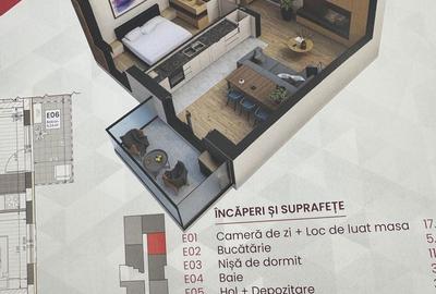 Apartament cu 2 camere decomandat în Lotus - 2