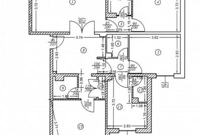 Apartament cu 4 camere în Gheorghe Doja - 7