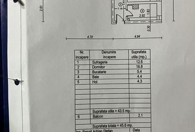 Apartament cu 2 camere semidecomandat în Central - 3