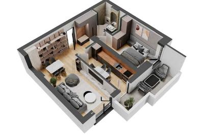 Apartament cu 2 camere decomandat în Pipera - 10