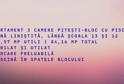 Apartament cu 3 camere semidecomandat în Tancodrom - 11