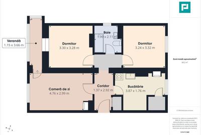 Apartament cu 3 camere decomandat în Central - 8
