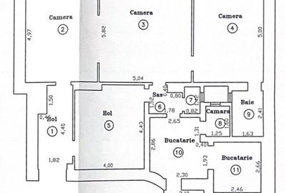Apartament cu 3 camere circular în Ultracentral - 4