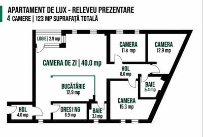 Apartament cu 4 camere semidecomandat în Timpuri Noi - 1