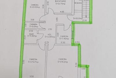 Apartament 116 mp cu 3 dormitoare și garaj in Sibiu cartier Terezian - 3