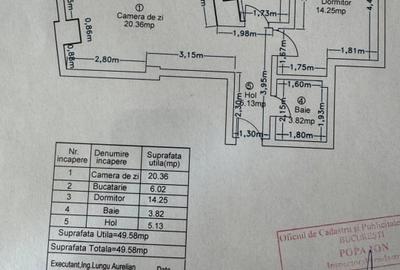 Vanzare | Apartament 2 camere | Sebastian - centrala proprie - 10