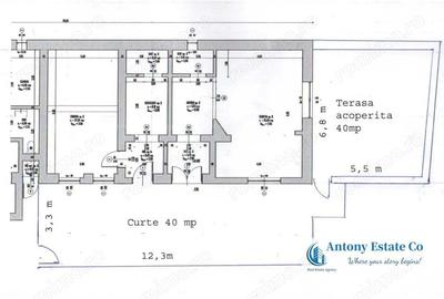 Apartament cu 3 camere semidecomandat în Central