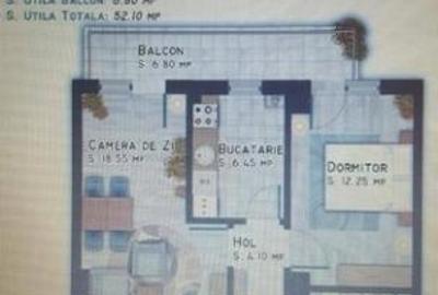 Apartament 2 Camere 1 Decembrie 52mp Parcare Etaj 2 Centrala Proprie - 11