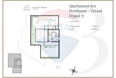 Penthouse cu 3 camere decomandat în Centrul Civic - 11