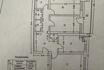 Apartament cu 3 camere decomandat în Central - 10