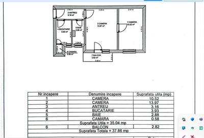 Ofertă  Apartament 2 Camere, Etaj 1, cu balcon , zona Ciresica Ofertă  Apartament 2 Camere, Etaj 1, cu balcon , zona Ciresica - 12