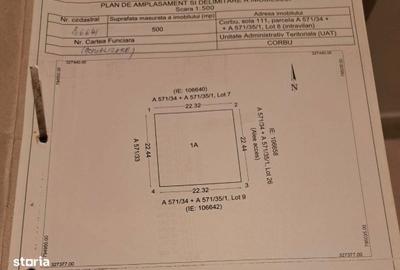 Teren de 500 mp, în Corbu - 2
