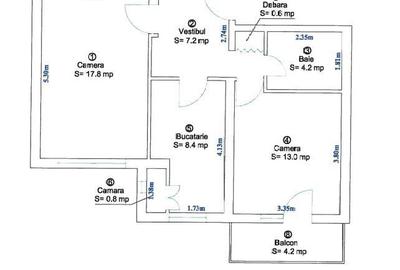 Apartament cu 2 camere în Valea Aurie - 8