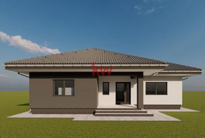 Casă individuală cu 4 camere cu Teren 500 Mp în Bucium