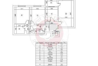 Jumbo Center | Ap 3 camere | decomandat | 68 mp | B11289 - 1