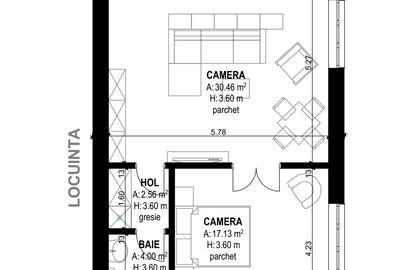 Apartament cu 2 camere în Elisabetin - 9