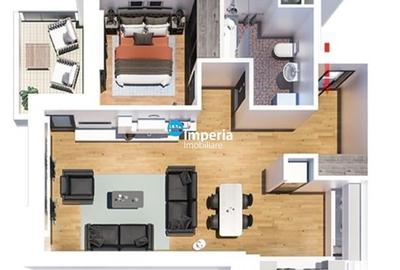 Tatarasi Green Park, apartament 2 camere, 58 mp,  de vanzare, mobilat, utilat co - 7
