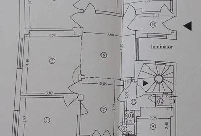 Apartament interbelic rar, perfect pentru birou avocat/notar - zona Unirii - 2