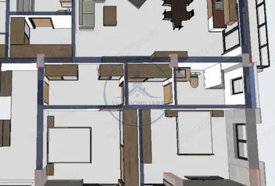 Apartament cu 3 camere decomandat în Cetății - 3