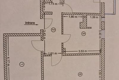 3 camere Tudor Vladiimirescu etaj1din4 ,3 balcoane 120000euro - 1