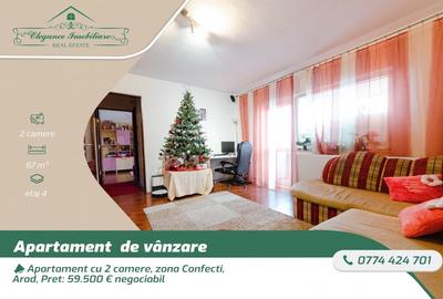 Apartament cu 2 camere si centrala proprie, zona Confectii, Arad - 1