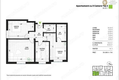 Apartament 3 camere Nou Direct Dezvoltator - 2