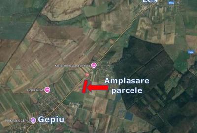 Teren de 533 mp, în Gepiu