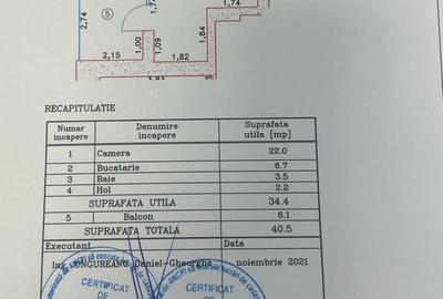 Garsonieră decomandată în Văcăresti - 4