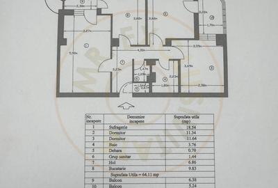 Apartament cu 3 camere decomandat în Bere