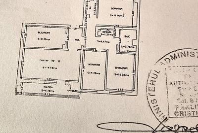 Apartament 4 camere, decomandat, su.75mp.Str.Soveja-Eden - 7