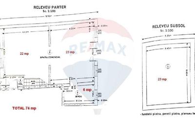 Spațiu comercial, de 74 mp, în Bușteni