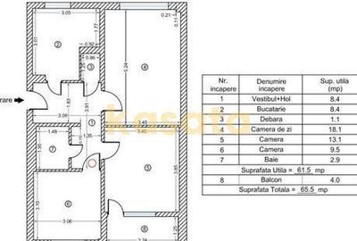 Apartament cu 3 camere în Drumul Taberei - 2