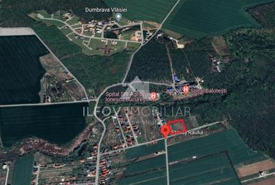 Teren intravilan Balotesti 9782mp 96ml deschidere langa padu - 2