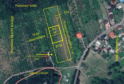 Teren 500 mp intravilan Campina – premium, pozitie panoramica, deschidere 19m - 4