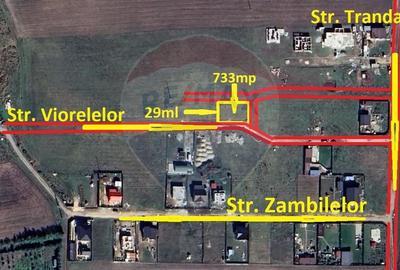 733mp gata de construit/Sanpetru/Front la 3 strazi/Utilitati | Brasov - 1