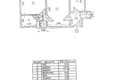 Vand apt 2 camere, 50 mp, et. 3 din 8, 5 min. Metrou Piata Muncii - 10