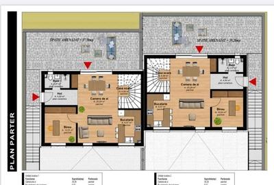 Duplex 4 camere in Florești, utili 125 mp, teren 270 mp - 3
