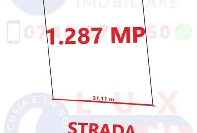 Teren de 1287 mp, în Central - 1