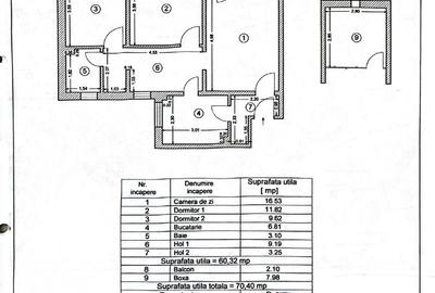Apartament cu 3 camere circular în Tomis Nord - 13