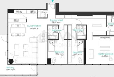 Apartament cu 4 camere decomandat în Central - 7