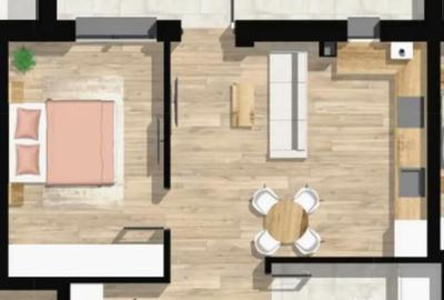 Apartament cu 2 camere decomandat în Central