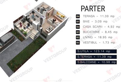 Casă cu 5 camere cu Canalizare în Militari - 6